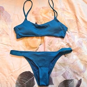Teal Cheeky Bikini
